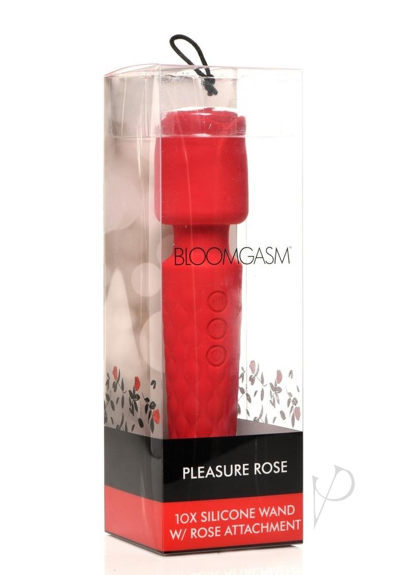 Bloomgasm Pleasure Rose Wand Red