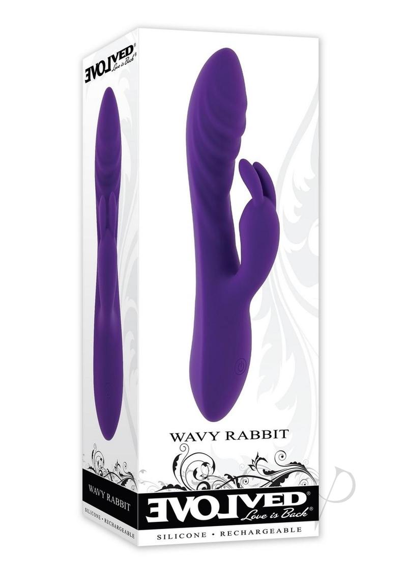 Wavy Rabbit Purple