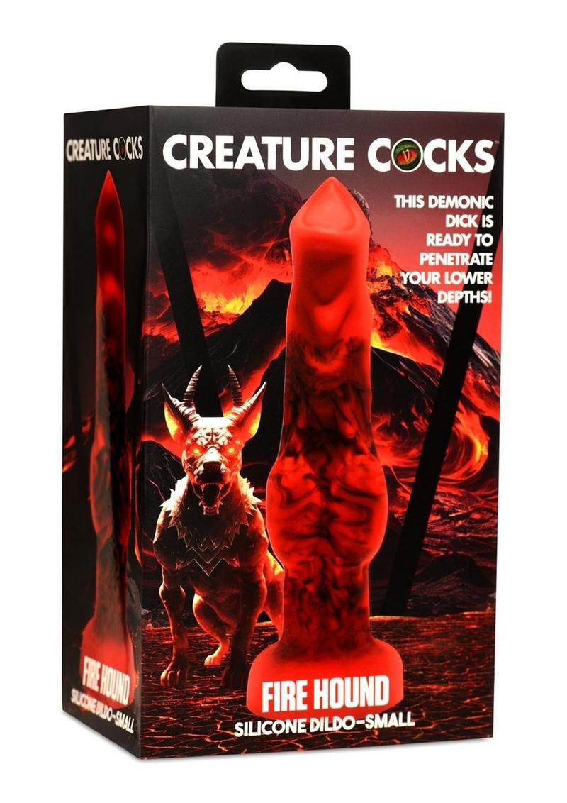 Creature Cocks Fire Hound Dildo Small