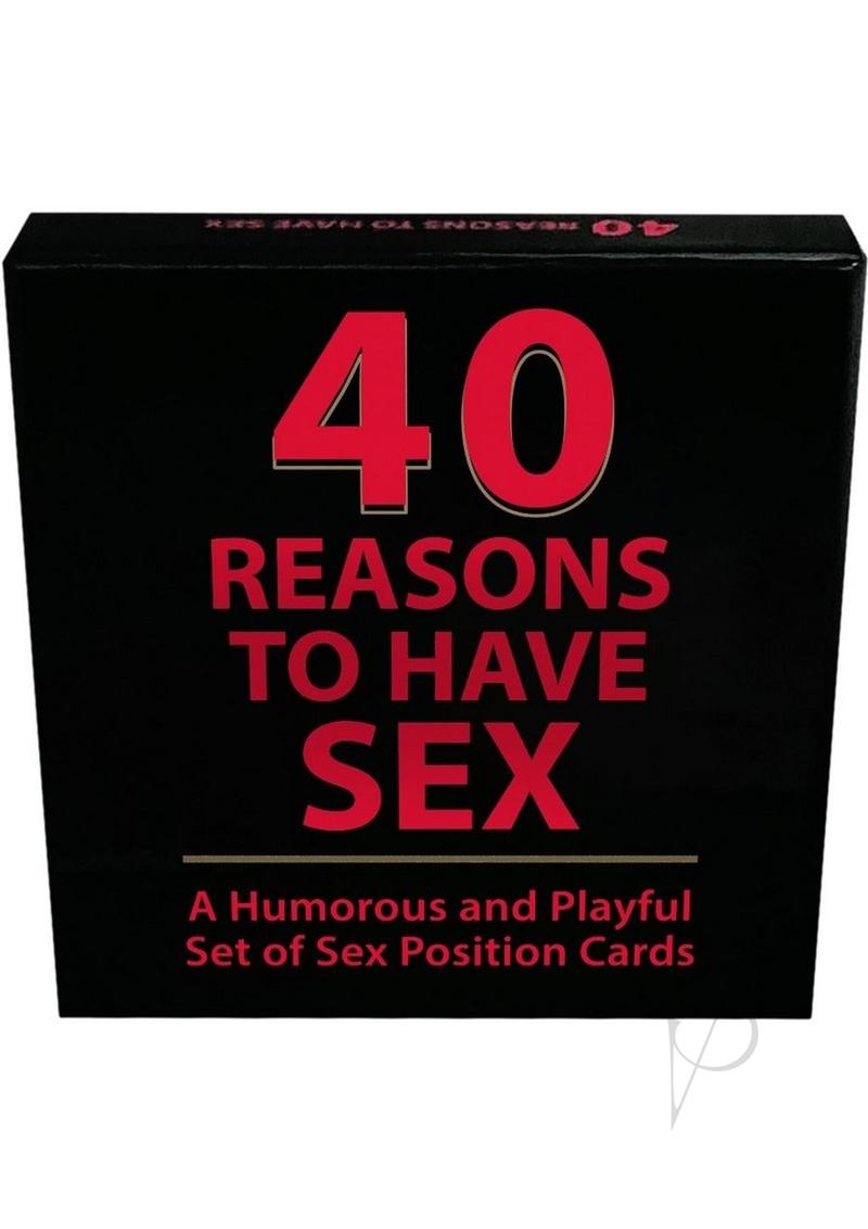 40 Reasons To Have Sex