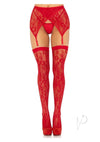 Rachel Thigh High Cross Garter Os Red