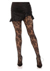 Wild Rose Net Tights Os Blk