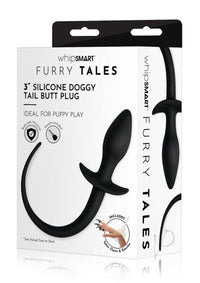 Whipsmart Play Tails Silic Doggy 3 Blk