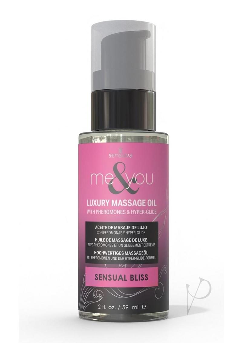 Me and You Massage Oil Sensual Bliss 2oz