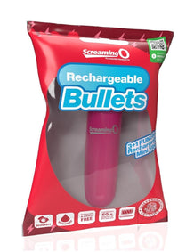 Screaming O Recharge Bullets Pink