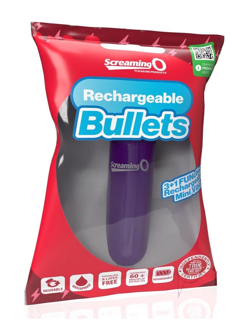 Screaming O Recharge Bullets Purple