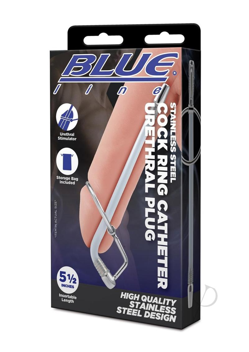 Blueline Steel C-ring Catheter Plug