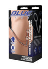 Blueline 2 Bead Anal Hook Ring 45mm