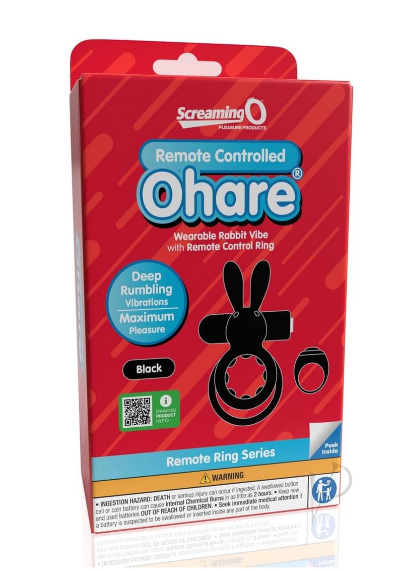 Screaming O Ohare Remote Black