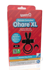 Screaming O Ohare Xl Remote Black