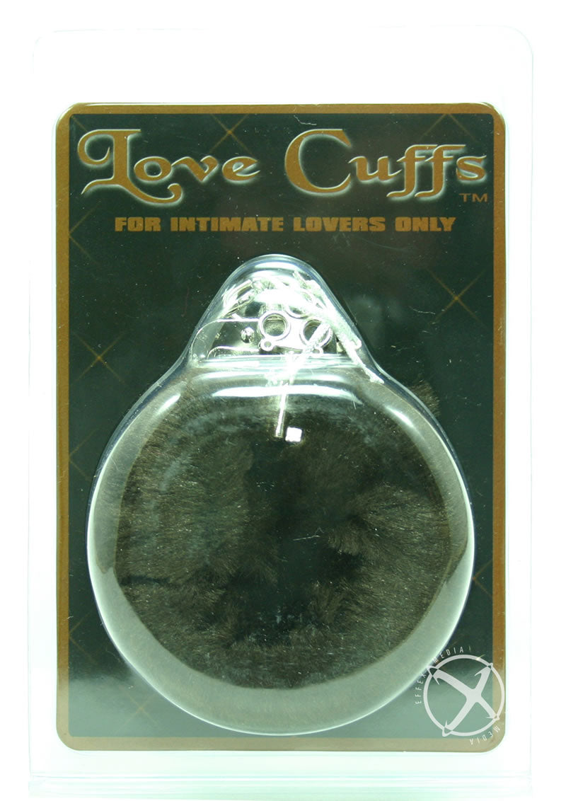 Plush Love Cuffs - Brown