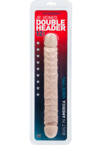 Jr Veined Double Header White 12