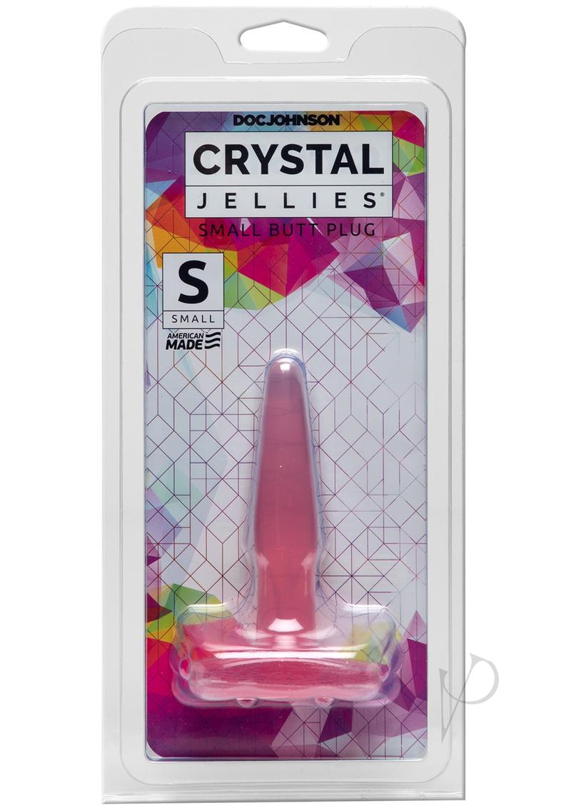 Crystal Jellies Butt Plug Sm Pink