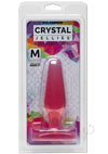 Crystal Jellies Butt Plug Med Pink