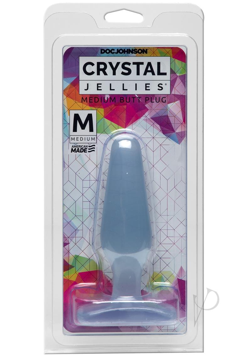 Crystal Jellies Butt Plug Med Clear