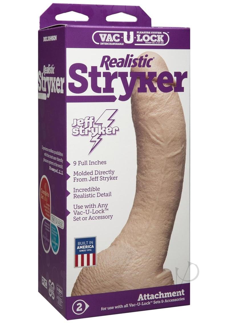 Vac U Lock Stryker Realistic Cock