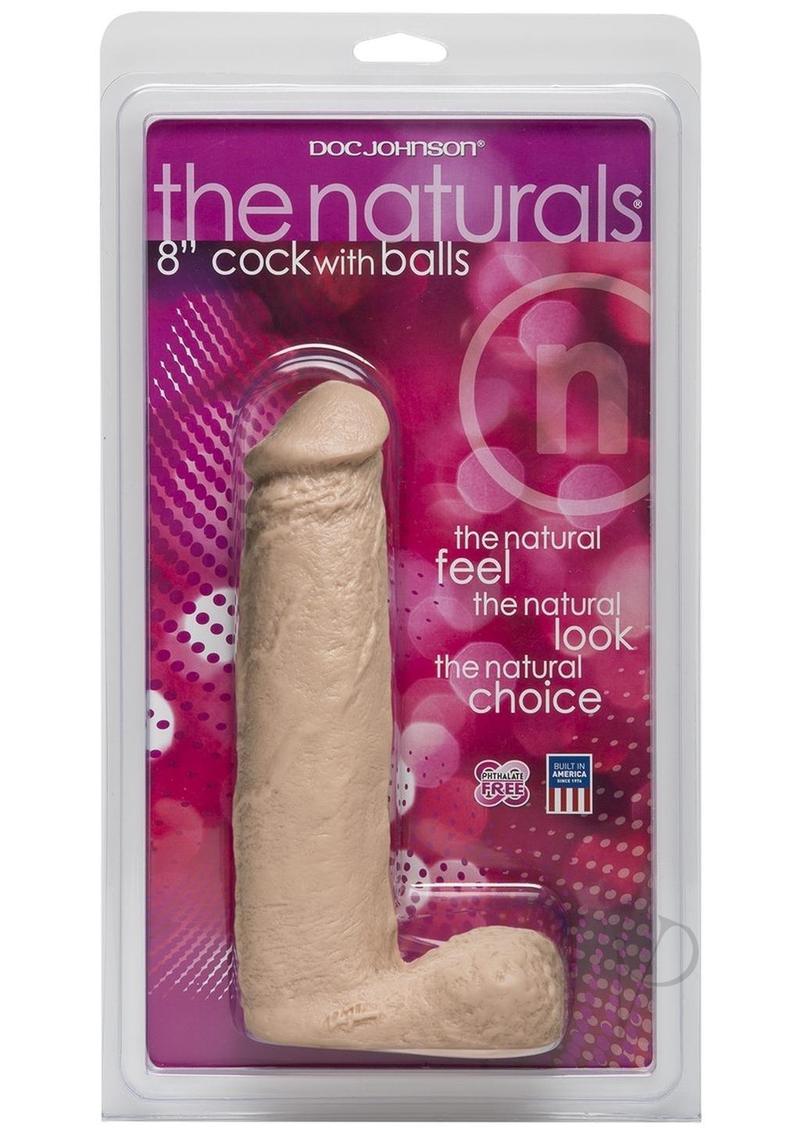 Natural Cock W/balls 8
